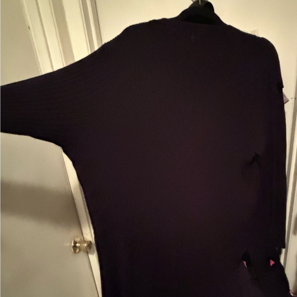 EVRI Women's Black Cardigan Sweater - Picture 2 of 3